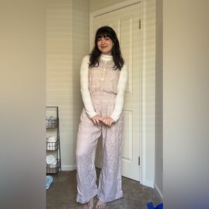 Free people Linen Jumpsuit Size Small